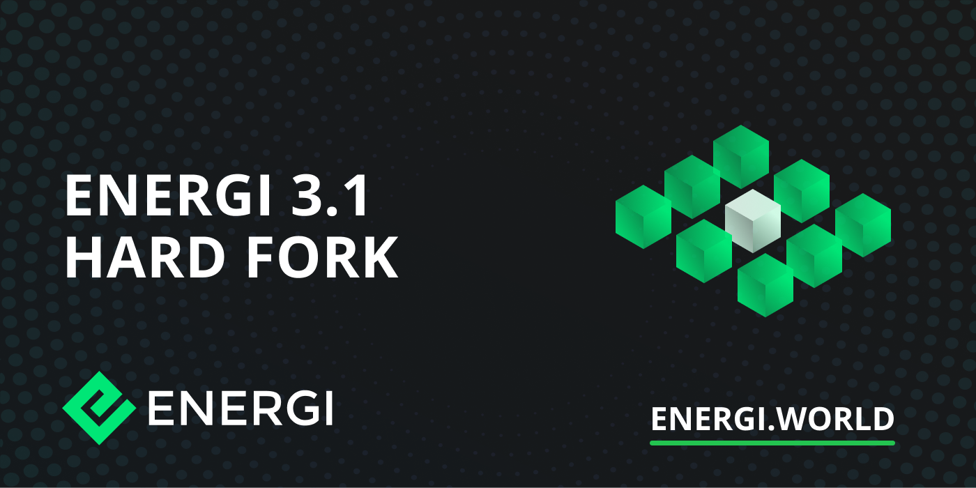 Energi 3.1 Hard Fork banner