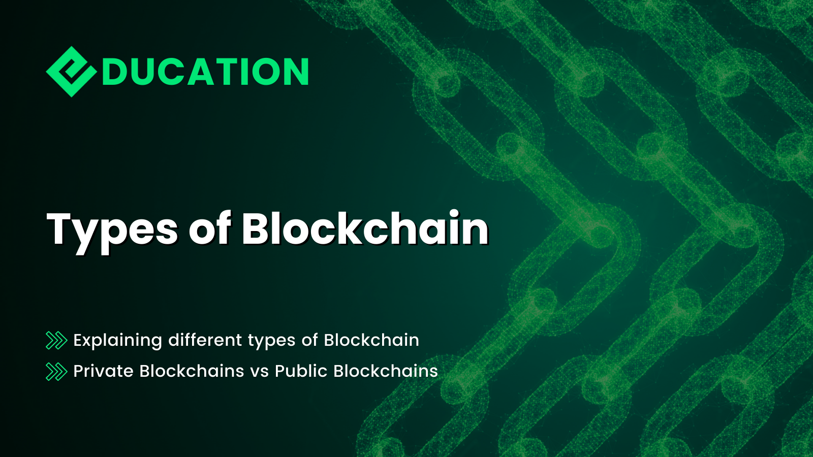 cover image presenting different types of blockchain