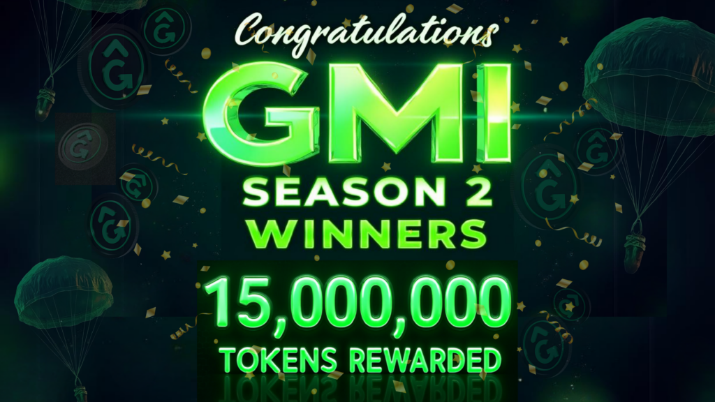 GMI Season 2 Winners