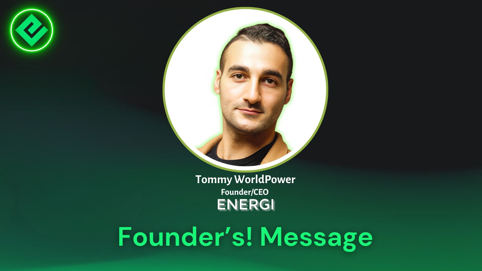 Founder's Message