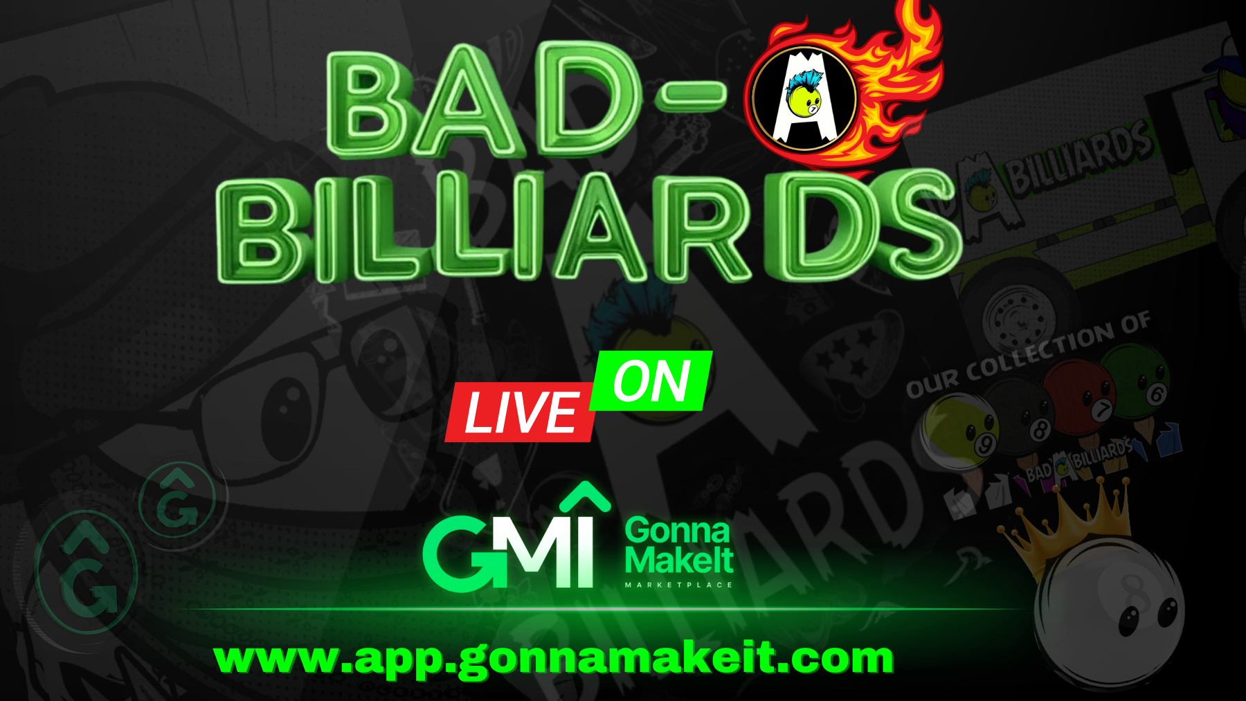 Bad-A-Billiards NFT Launch on Energi Crypto Chain