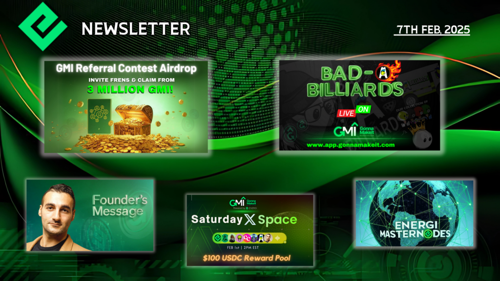 Energi February 2025 Newsletter - Crypto Airdrop Updates