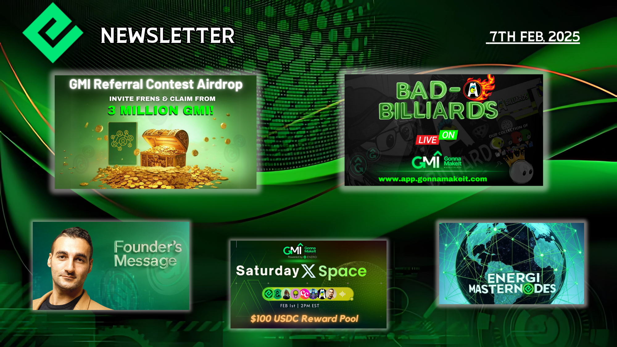 Energi February 2025 Newsletter - Crypto Airdrop Updates