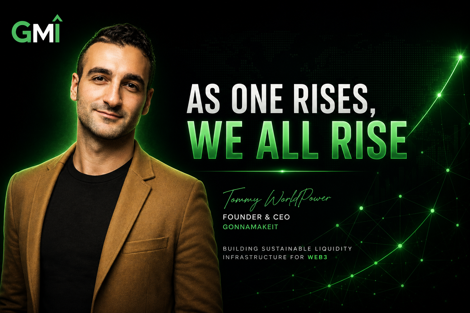 Tommy WorldPower GMI founder CEO message As One Rises We All Rise Energi LP Bonds